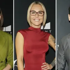 Anna Maria Sieklucka, Magdalena Lamparska i Michele Morrone – gwiazdy filmu "365 dni" na premierze.