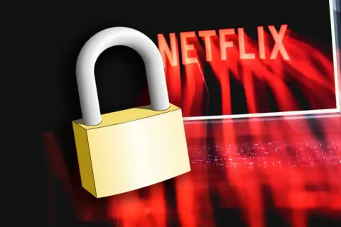 Kłódka blokuje dostęp do Netflixa. Koniec z dzieleniem konta, teraz każdy płaci sam.