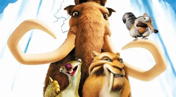 Manny, Sid, Diego i Scrat z epoki lodowcowej 6, gotowi na kolejne przygody.