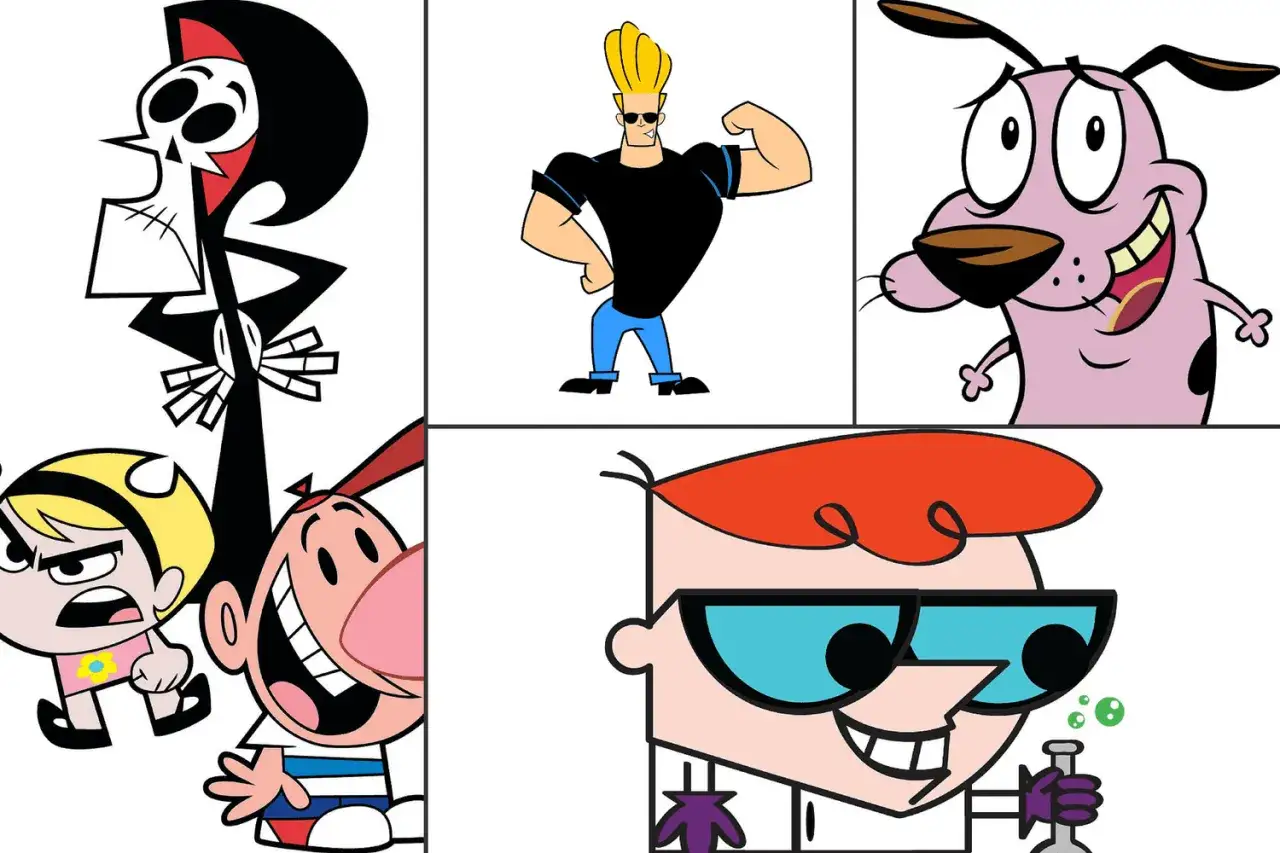 Grim, Johnny Bravo, Kora, Mandy, Billy i Dexter z bajek Cartoon Network.