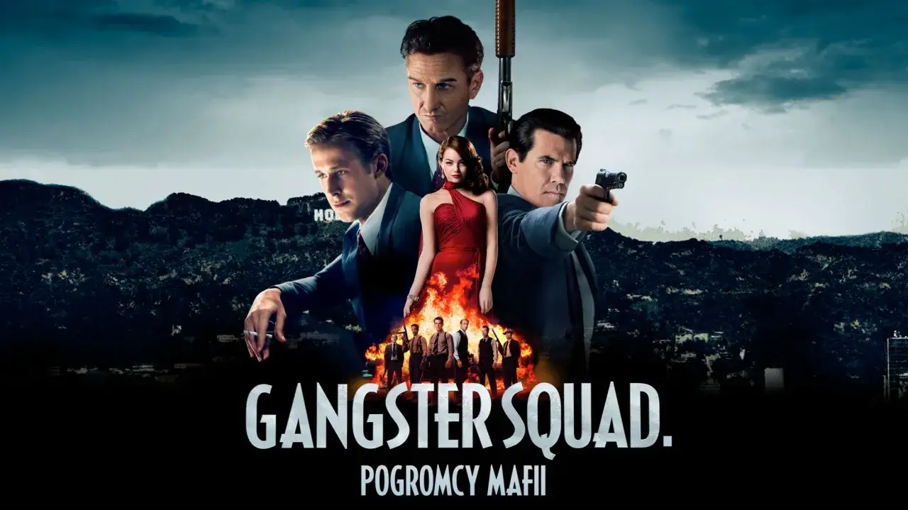 Strefa gangsterów obsada: Sean Penn, Emma Stone, Josh Brolin i Ryan Gosling w filmie 
