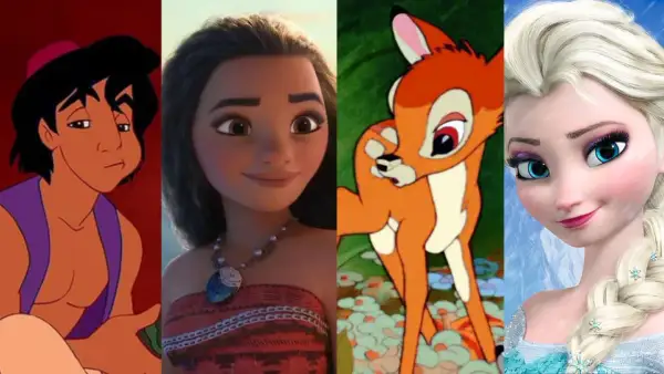 Aladyn, Moana, Bambi i Elsa – bohaterowie kultowych bajek Disney, którzy podbijają serca widzów od lat.
