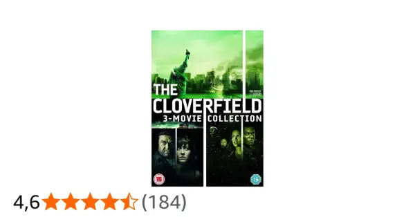 Kolekcja 3 filmów Cloverfield: zniszczony Nowy Jork, tajemnicze postaci i kosmiczne zagrożenie.